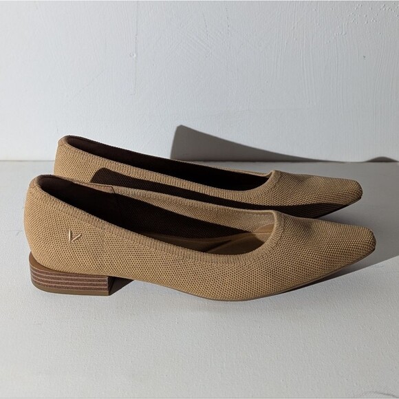 Vivaia Minnie Square Toe Knit Heels Shoes Flats Women's Size EU 39.5 US 8.5 - Picture 3 of 9